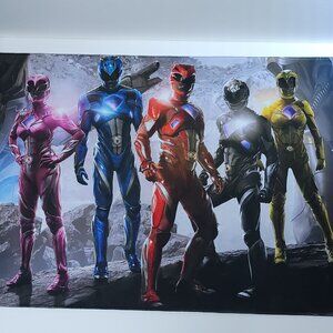 Power Rangers Desk Mat Anime Mousepad Gaming Playmat 35in x 16in